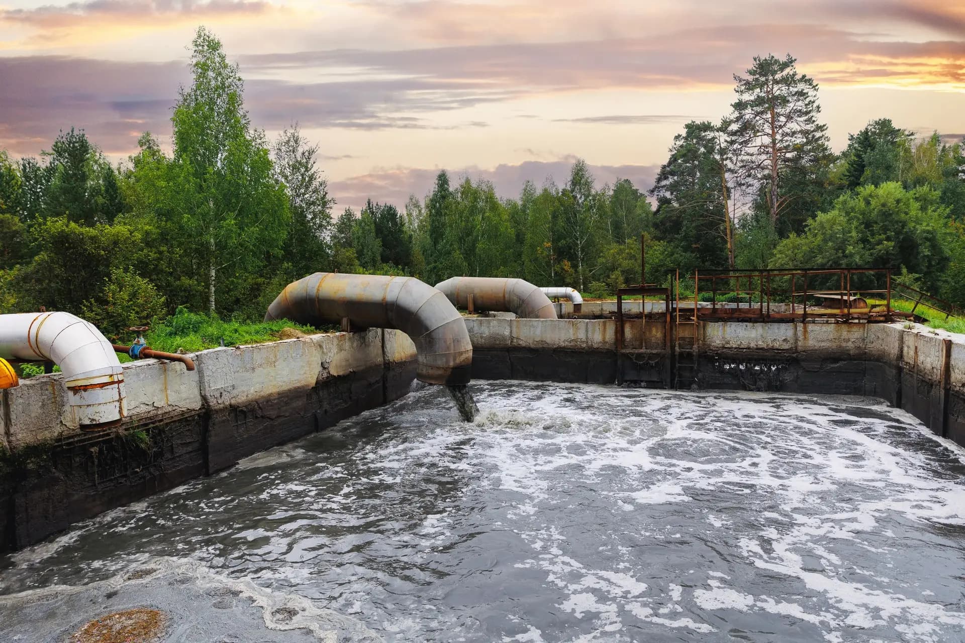 Wastewater treatment discharge — Wastewater